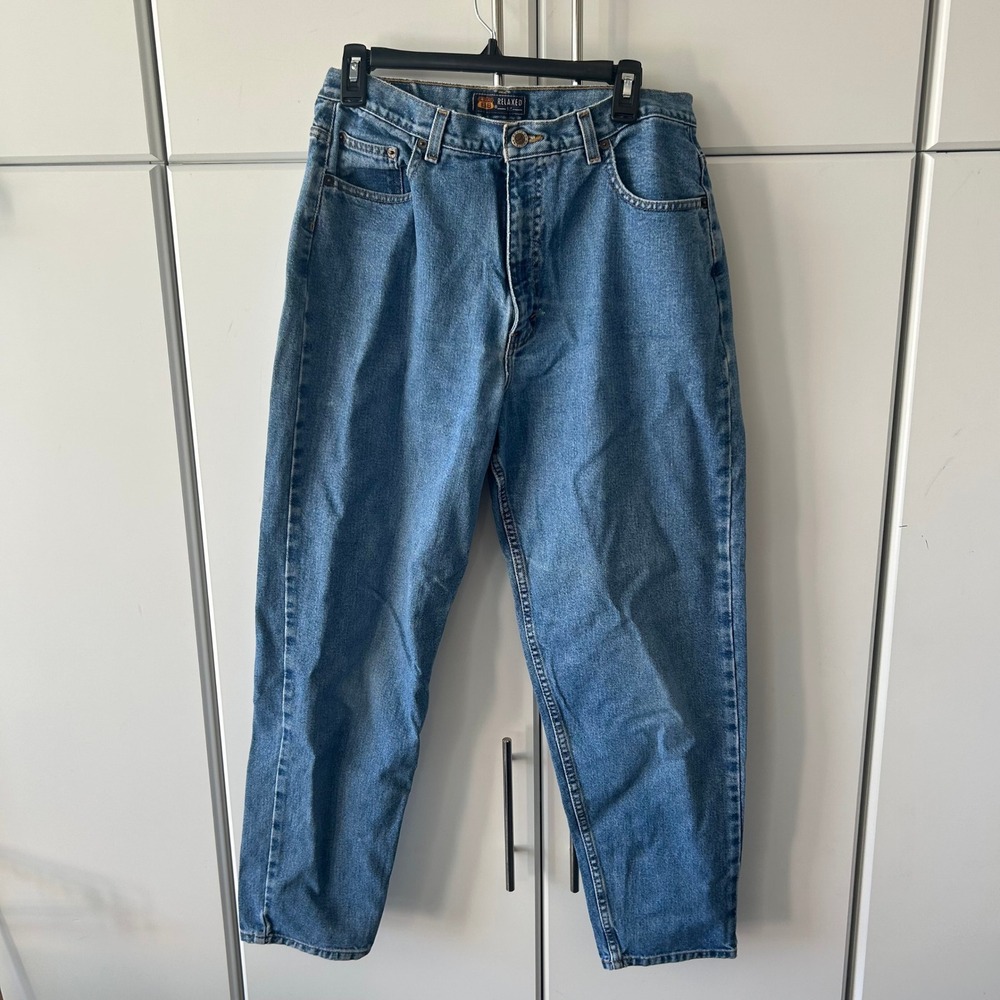 Route 66 Relaxed Fit High Waisted Denim Jeans Medium Wash Size 15/16 Vintage‎